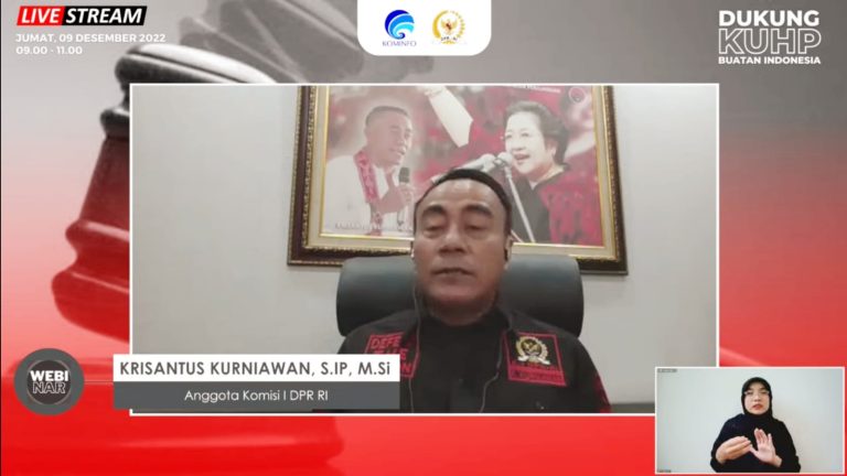 Krisantus: KUHP Baru Cermin Indonesia Berdaulat dan Merdeka Secara Hukum