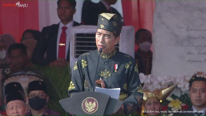 Pidato Jokowi di Hari Lahir Pancasila: Singgung Pembangunan, Kedaulatan, hingga Pemilu 2024