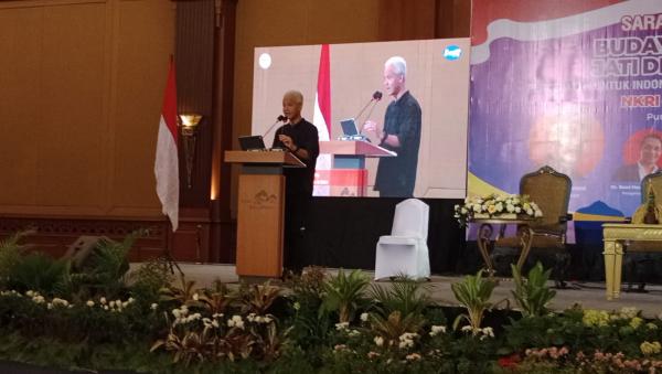 Sarasehan Kebangsaan di Kota Bogor, Ganjar Pranowo Disambut Meriah Ratusan Pendukung dan Peserta Relawan Kota Bogor