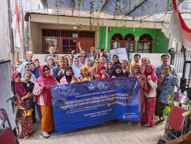 Dosen Unindra  PGRI Sosialisasikan Budidaya Maggot Berbasis Aplikasi