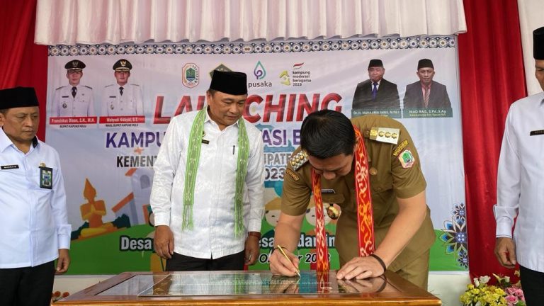 Kapuas Hulu Harmonis Dalam Beragama, Dua Desa Ditetapkan Menjadi Kampung Moderasi Beragama