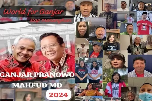 WNI di 20 Kota Dunia Serukan Dukungan kepada Ganjar Pranowo-Mahfud MD