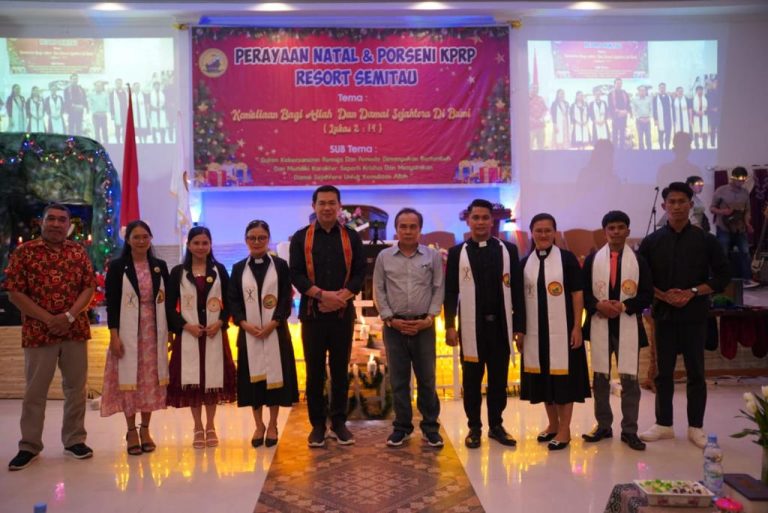 Bupati Fransiskus Diaan Sampaikan Pesan Damai di Perayaan Natal dan Porseni KPRP