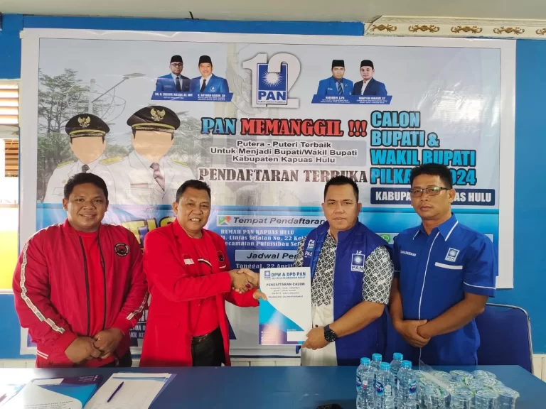 Fransiskus Diaan Daftar Balon Bupati Kapuas Hulu ke Partai Amanat Nasional