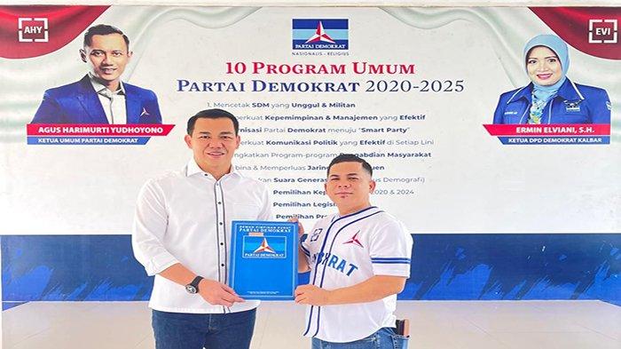 Menuju Dua Periode, Fransiskus Diaan Dapat Surat Tugas Dari DPD Partai Demokrat Kalbar di Pilkada Kapuas Hulu