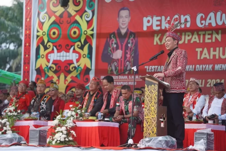 Fransiskus Diaan Imbau Warga Sukseskan Pekan Gawai Dayak ke III Kapuas Hulu