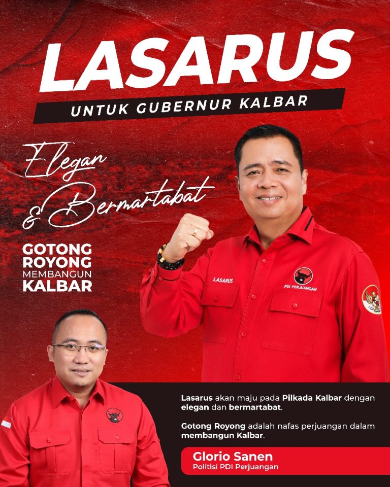 Maju di Pilgub Kalbar, Sanen: Lasarus Elegan dan Bermartabat