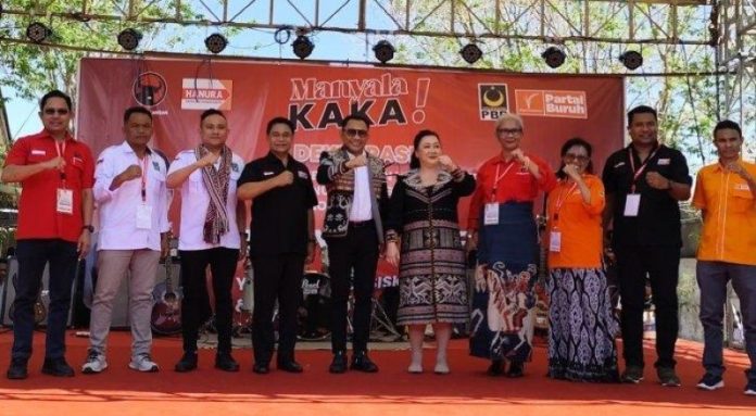 Deklarasi Ansy Lema dan Jane Natalia Deklarasi Ansy Lema-Jane, Rafafi Gah Ingatkan Soal Nurani Bangun NTT