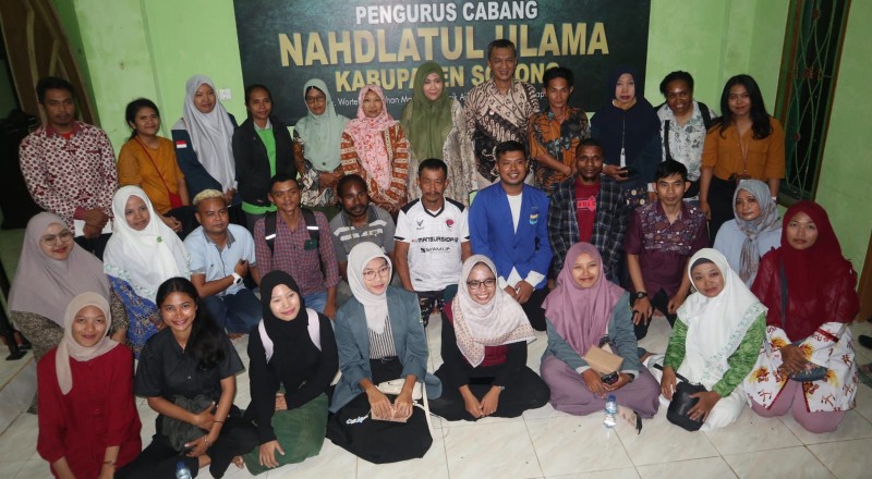 Komisi Nasional Disabilitas (KND) mengunjungi Pengurus Cabang Nahdlatul Ulama (PCNU) Kabupaten Sorong, Provinsi Papua Barat Daya, Minggu (18/8/2024).