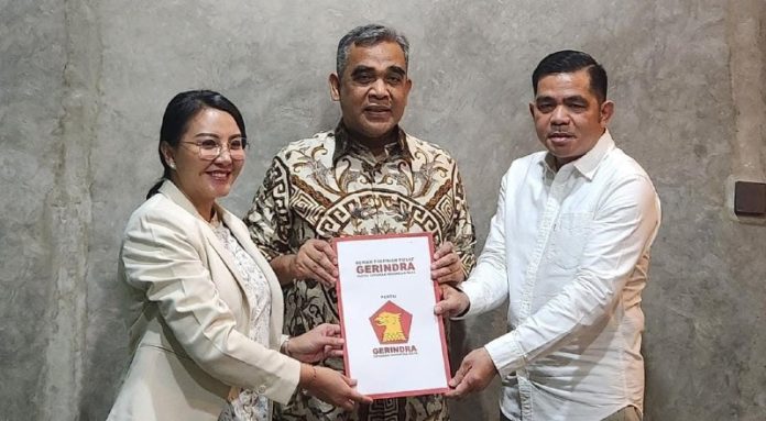 Pasangan Karolin-Erani Resmi Didukung Partai Gerindra Maju Pilkada Landak