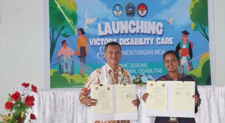 Kikin Tarigan Apresiasi Diluncurkannya Victory Disability Care di Unvic Sorong