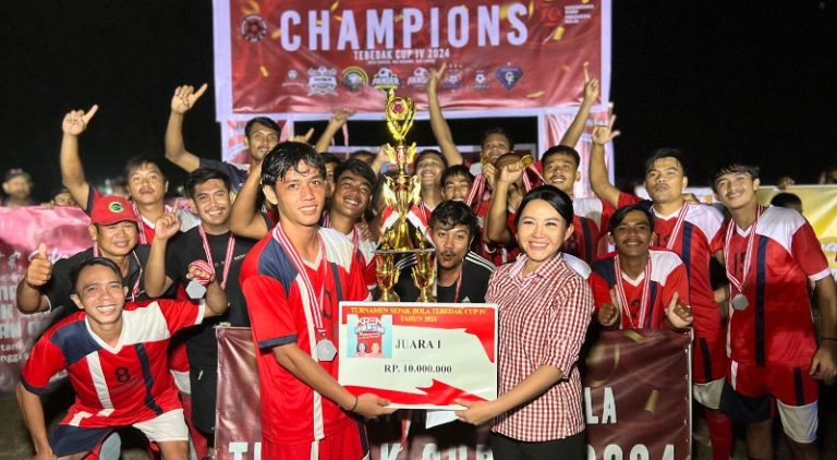 Tutup Turnamen Tebedak, Karolin Ajak Masyarakat Sukseskan Pilkada Landak