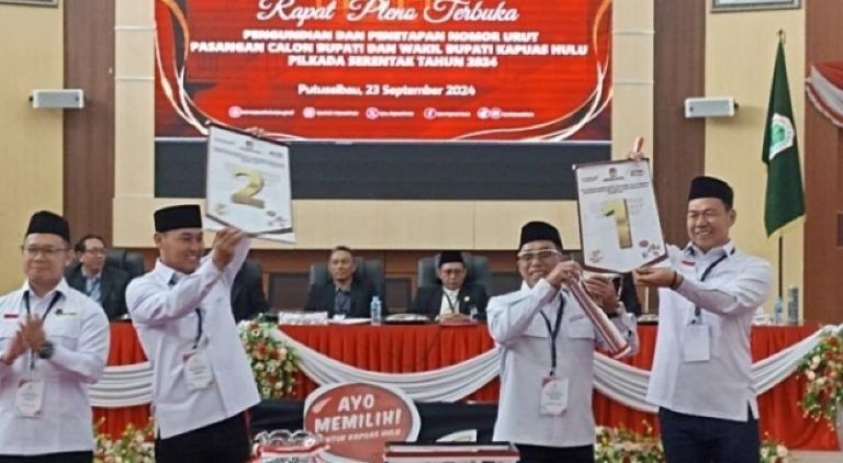 Fransiskus Diaan Kantongi Nomor Urut 1 di Pilkada Kapuas Hulu 2024