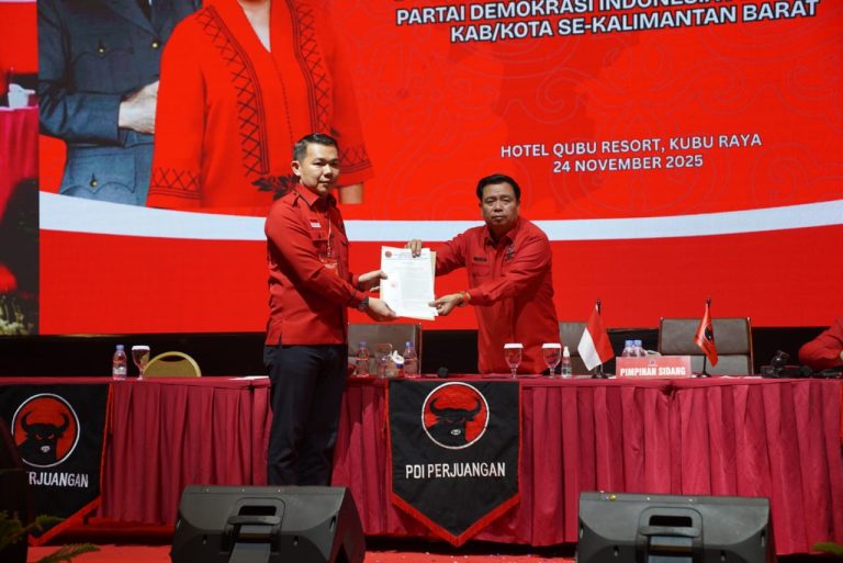 Pembaruan Kepemimpinan PDI Perjuangan Kalbar, Fransiskus Diaan Terpilih Jadi Ketua DPC Kapuas Hulu